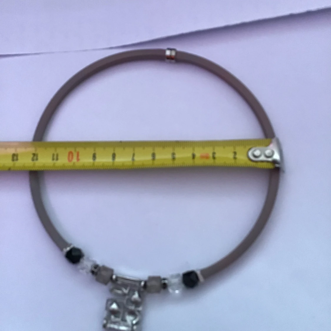 Halsband läder  - 90