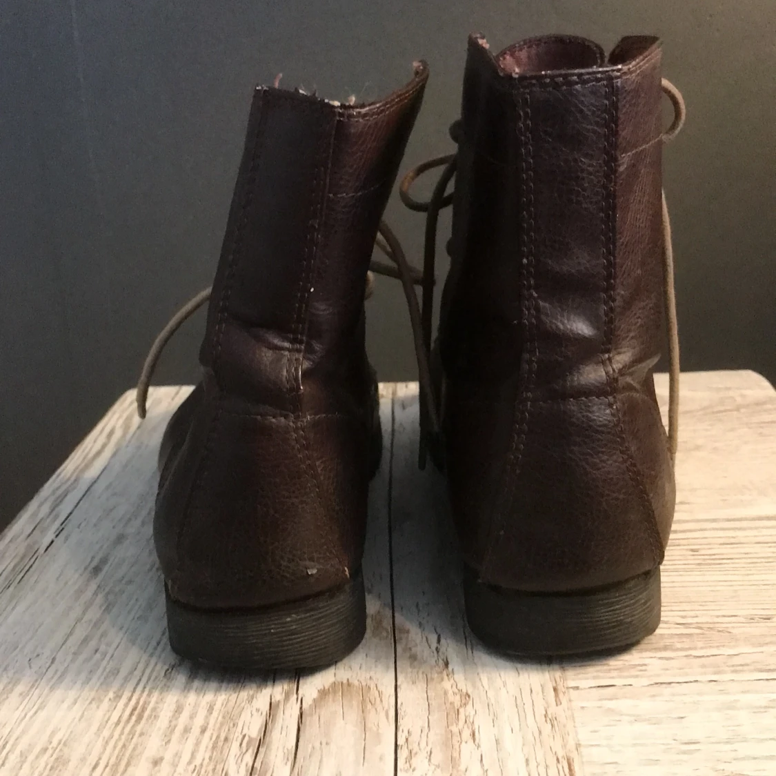Fejk läder skor - 90