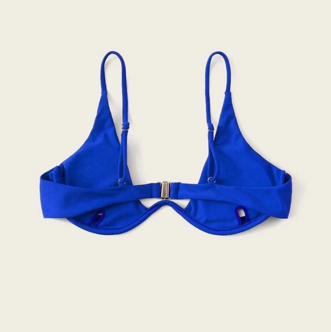 Blå bikiniöverdel  - 90