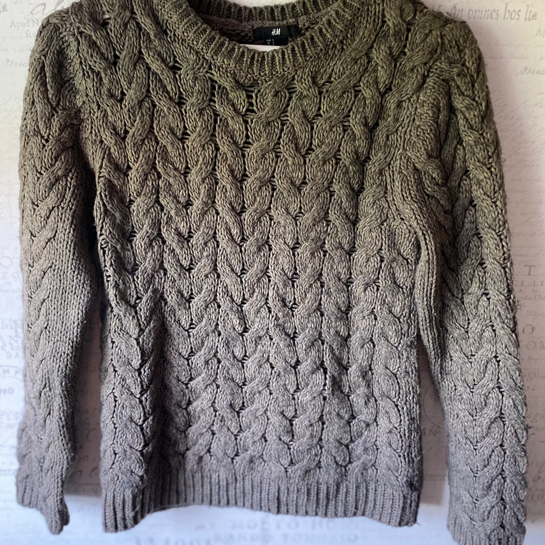 Stickad tröja HM