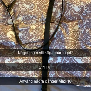 Martingal - Martingal från märket fairfield, knappt använd. Skriv för bättre bilder. Säljer för att den är för stor