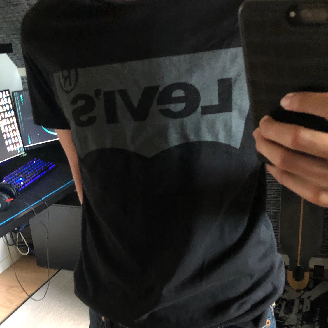 Svart Levis T-shirt