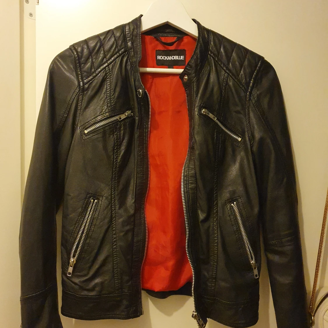 Rock&blue skinnjacka