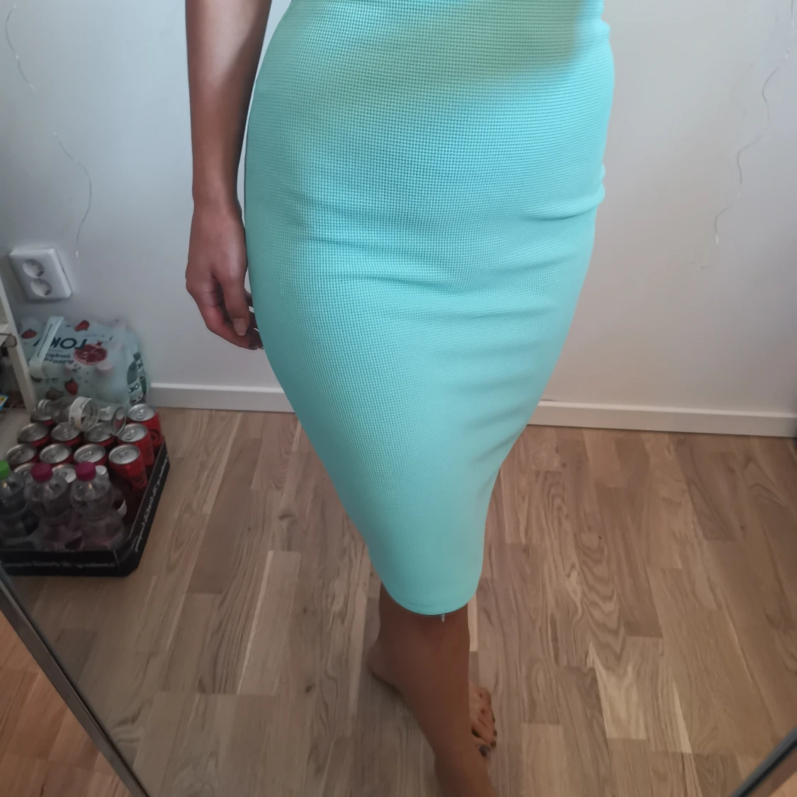 Turkos kjol storlek small - 90