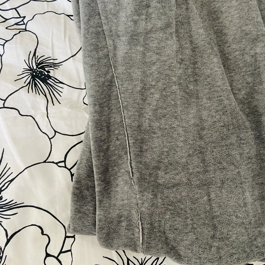 Grå Velour mjukisbyxor - 91