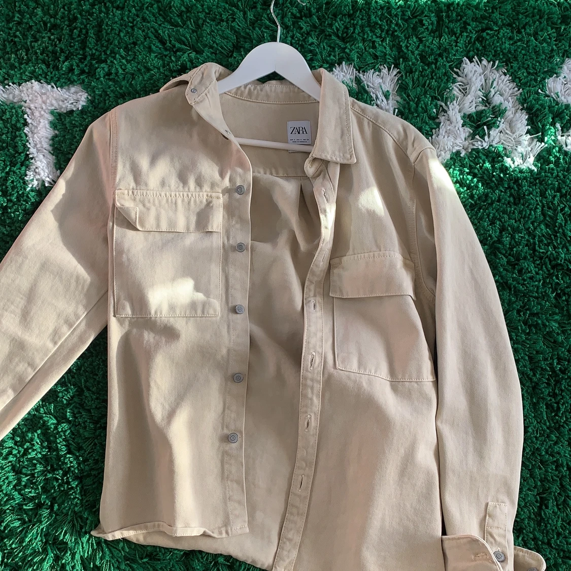 Zara Beige Jacka Overshirt