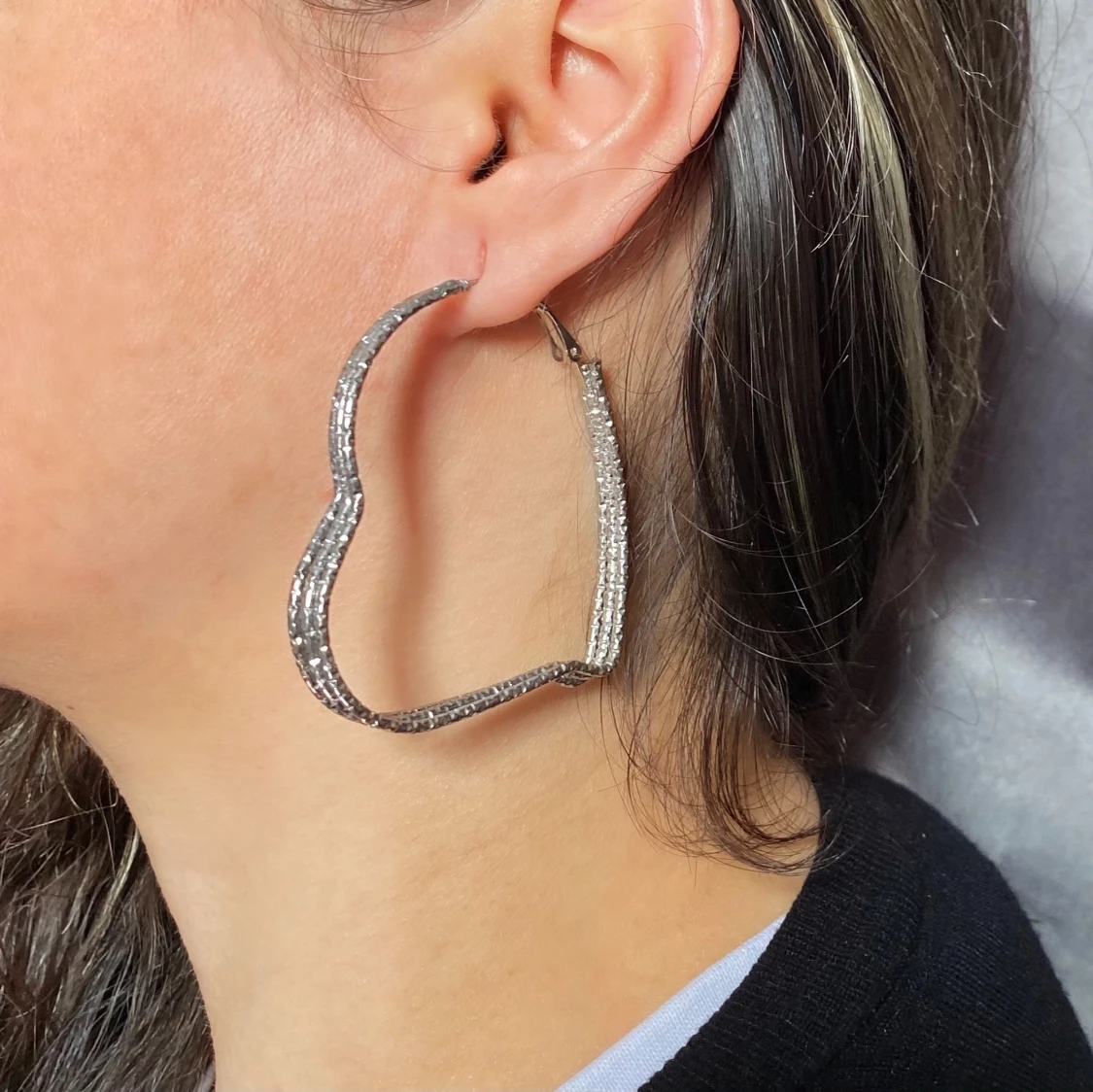 Gulliga hjärt hoops (gratis frakt 🚚) - 90