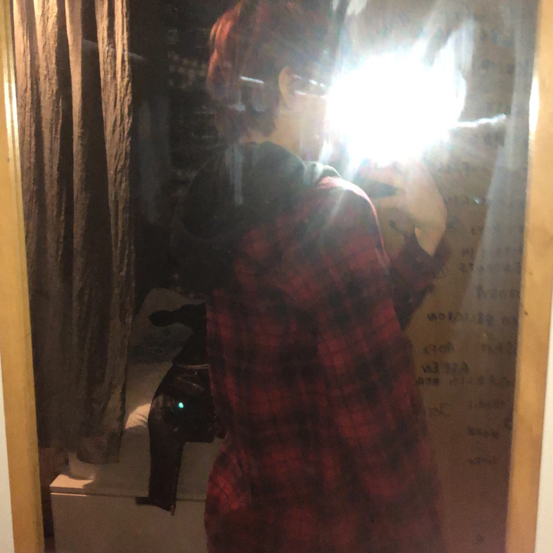 Röd/svart skjorta!  - 91