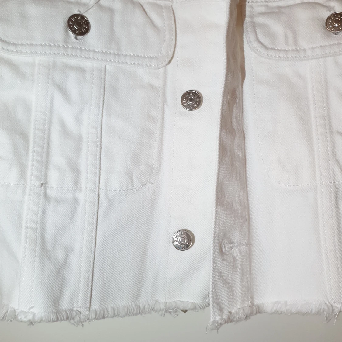 Vit jeansjacka  - 90