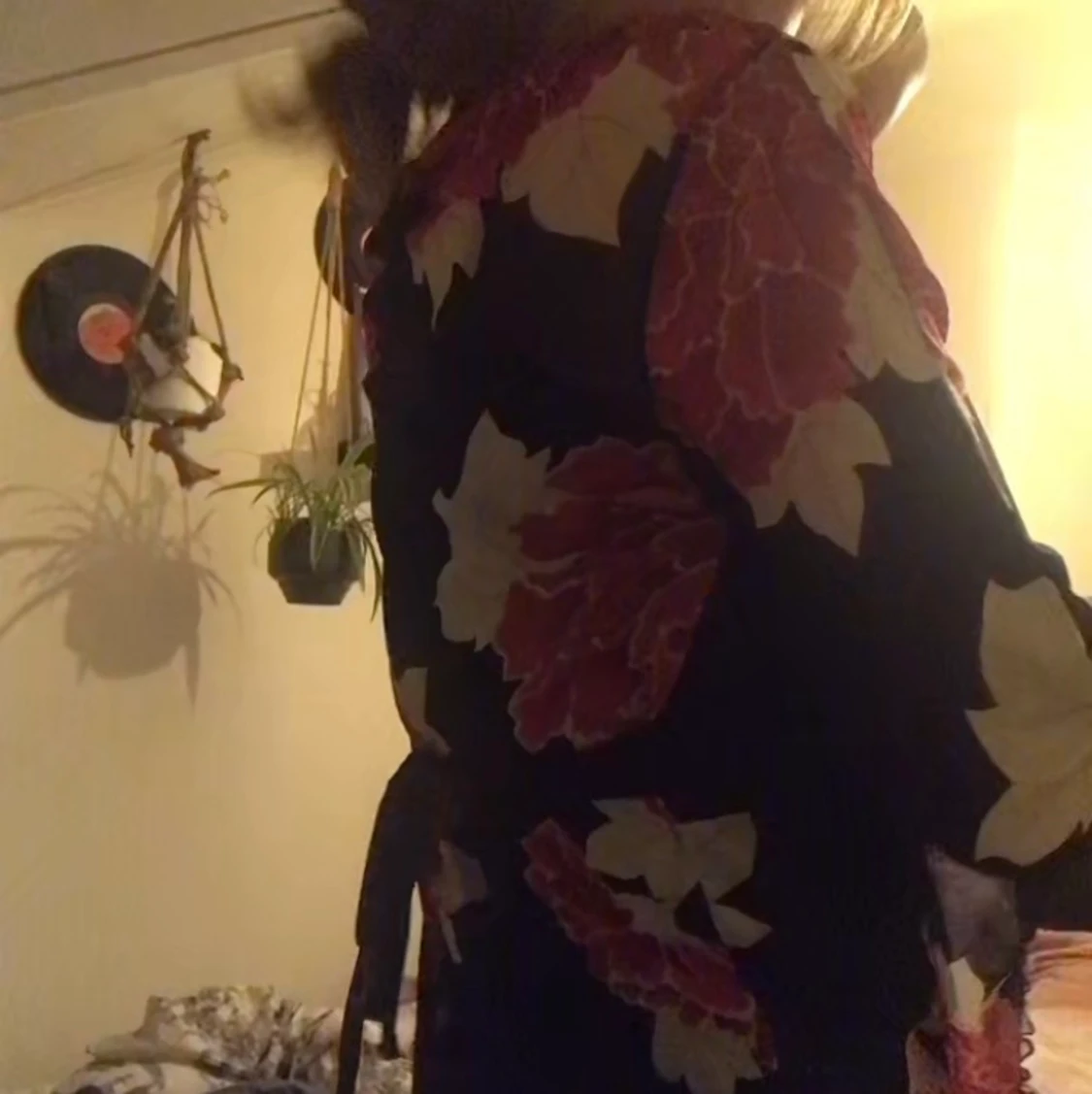 Rödblommig topp - 90