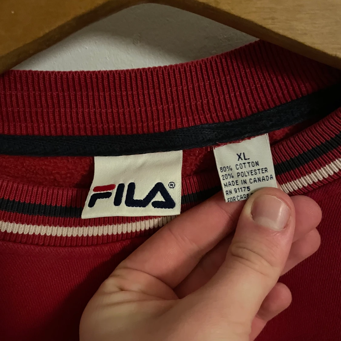 Vintage Fila tjocktröja.  - 91