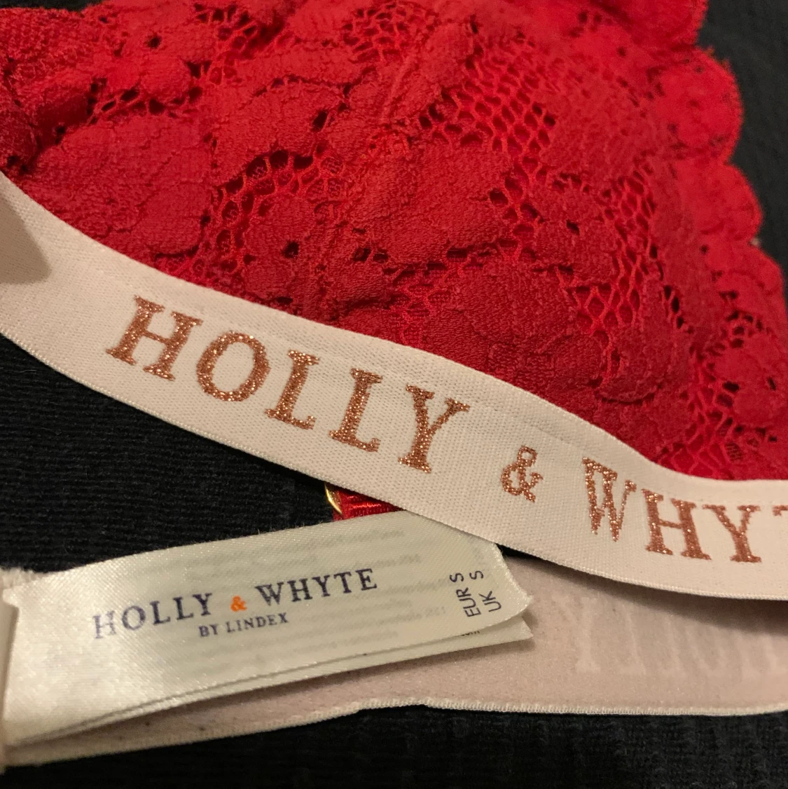 Snygg röd topp/BH - 90