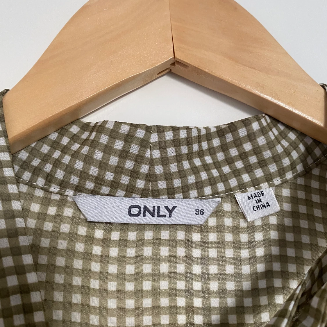 Grön rutig blus - 91