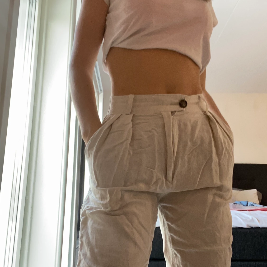 Linnebyxor - 90