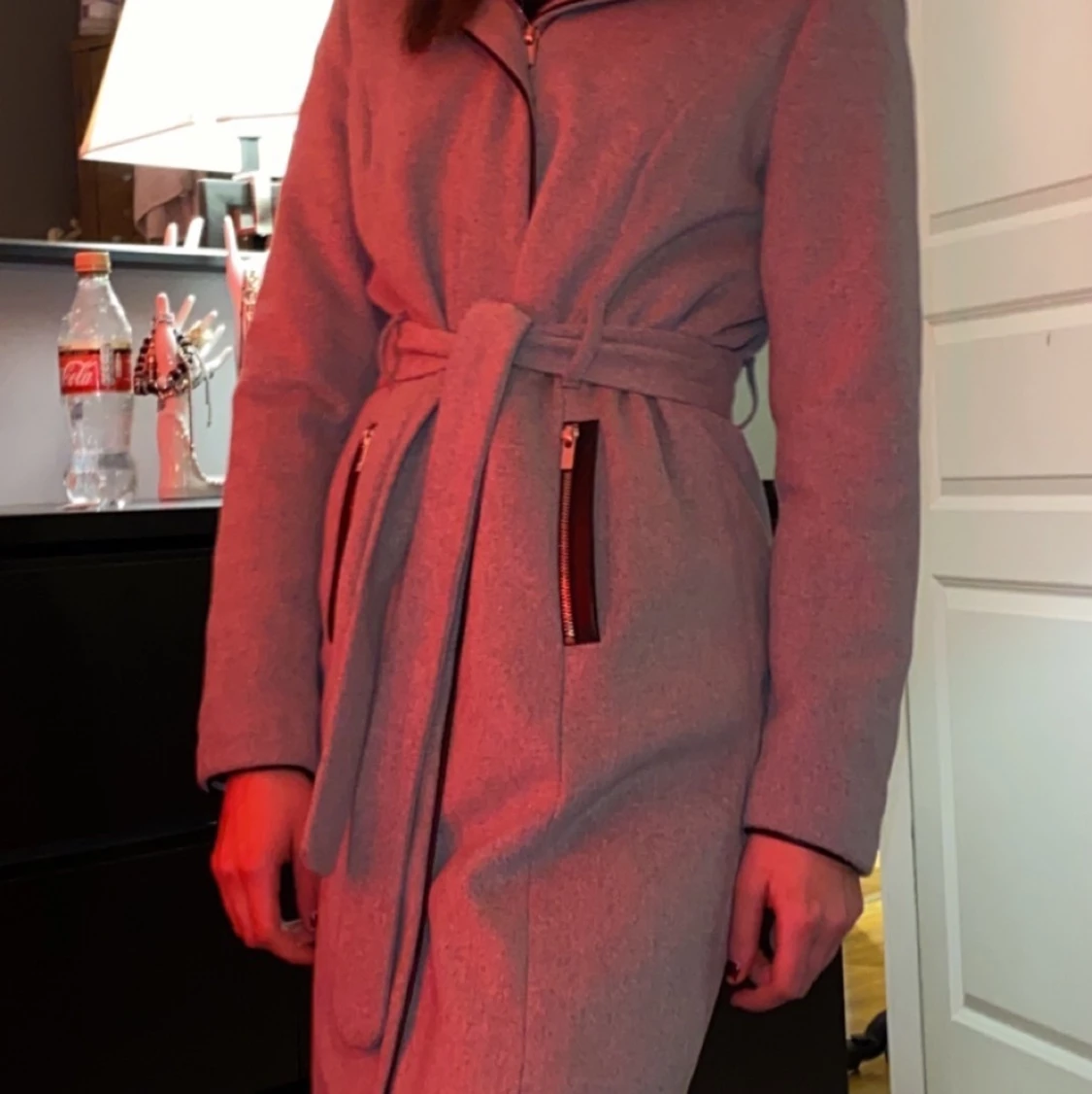 Grå kappa strl XS-S - 90