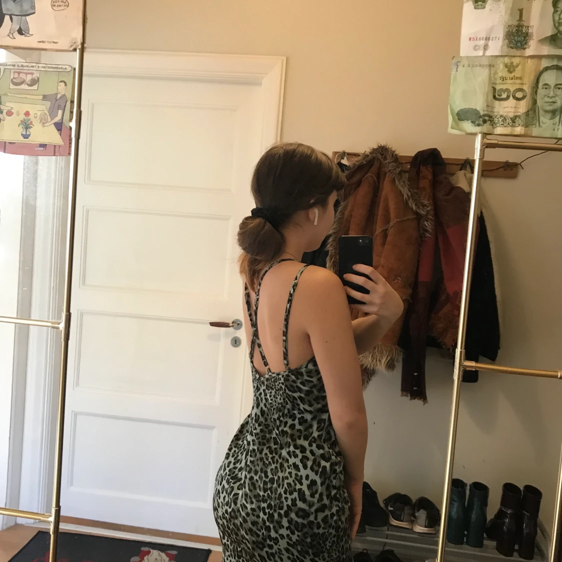 Mönstrad klänning från PLT - 90