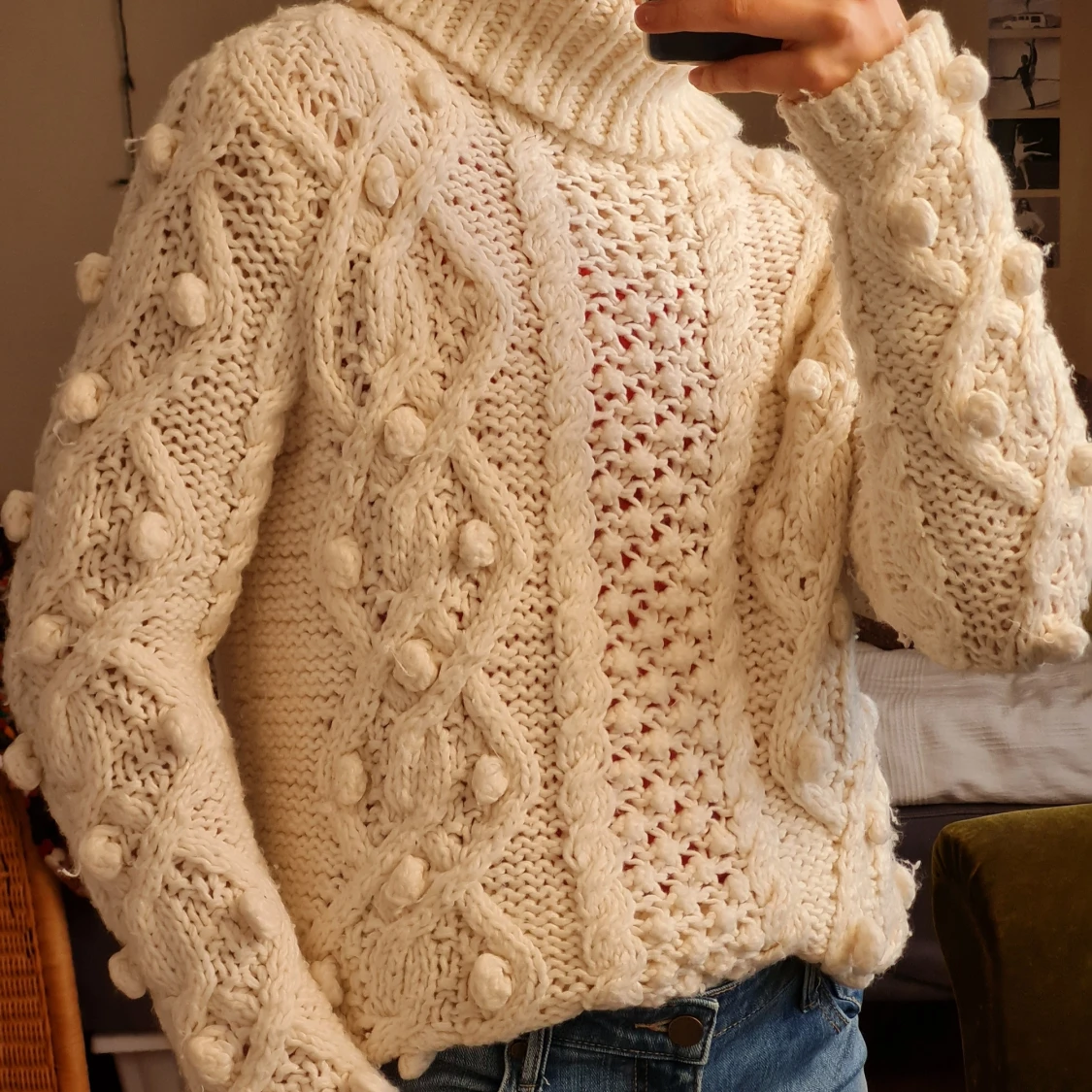 Stickad tröja