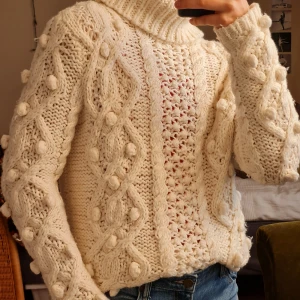 Stickad tröja - Mysig stickad tröja från Lindex i storlek SX. 