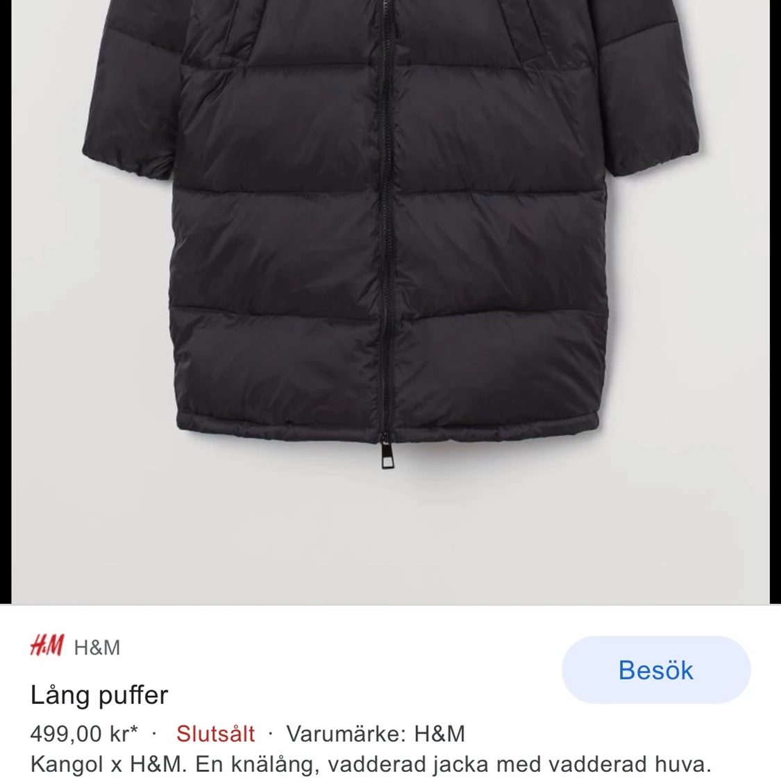 Söker!!!! Kangol x HM pufferjacket - 90