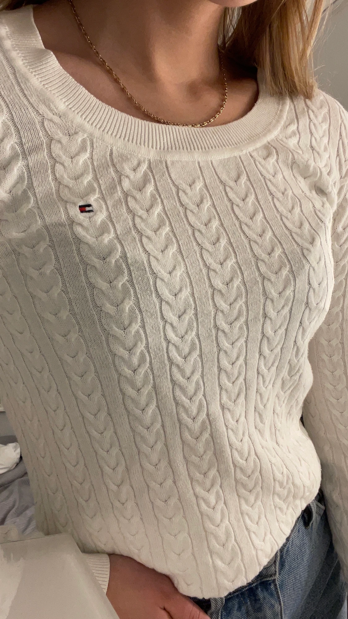 Stickad tröja från Tommy Hilfiger  - 90