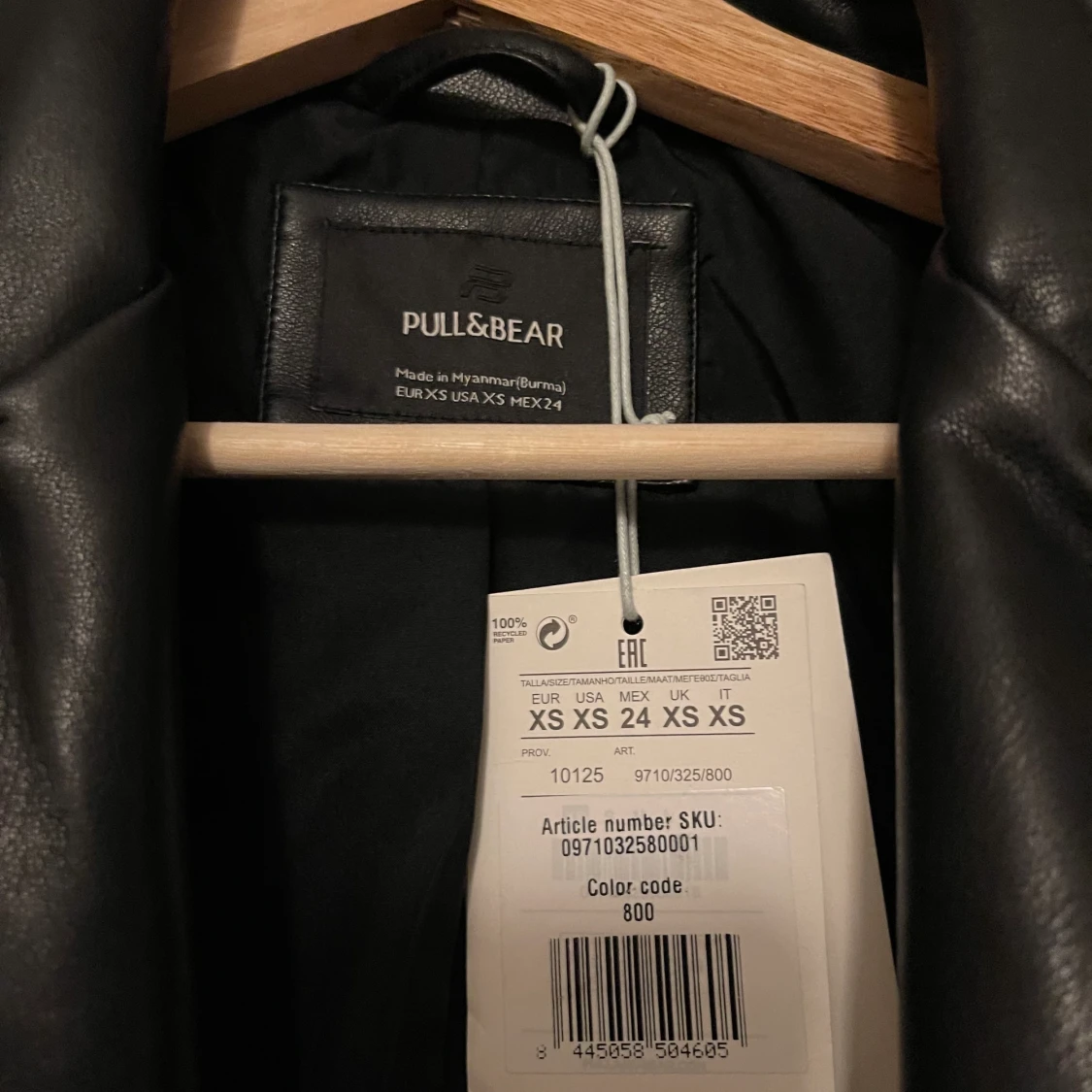 Läderimitation jacka pull & bear - 91