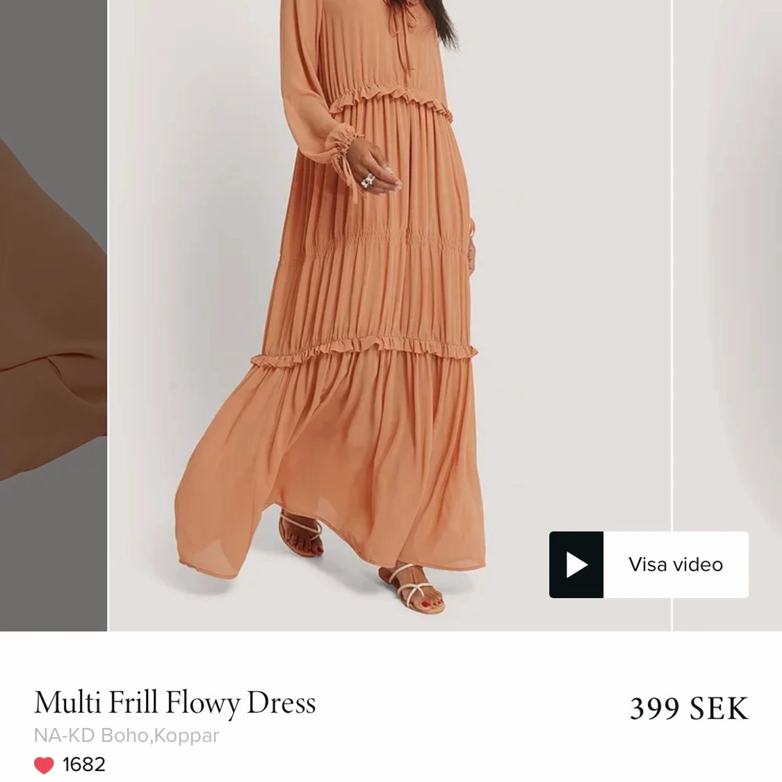 Oanvänd maxiklänning från NAKD - 90