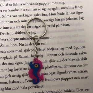 Nyckelring  - En fin nyckelring i tåligt material.Färgerna är rosa och blå❤️❤️🥰