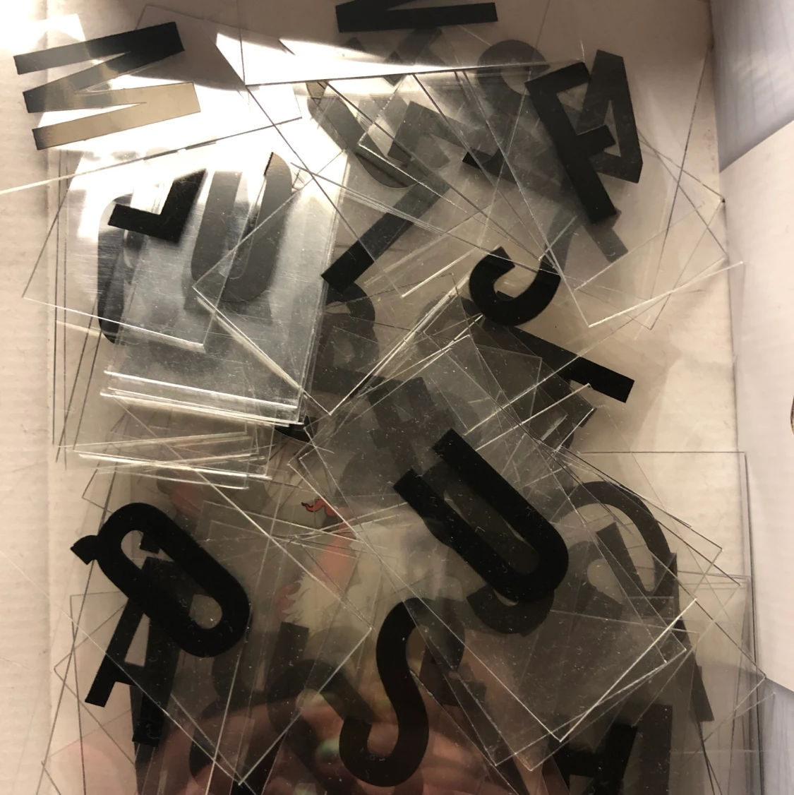 Lampskylt med bokstäver - 90