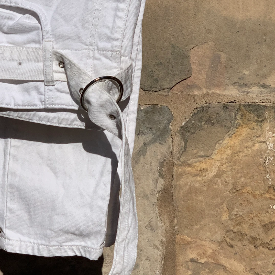 Vita byxor/jeans - 90