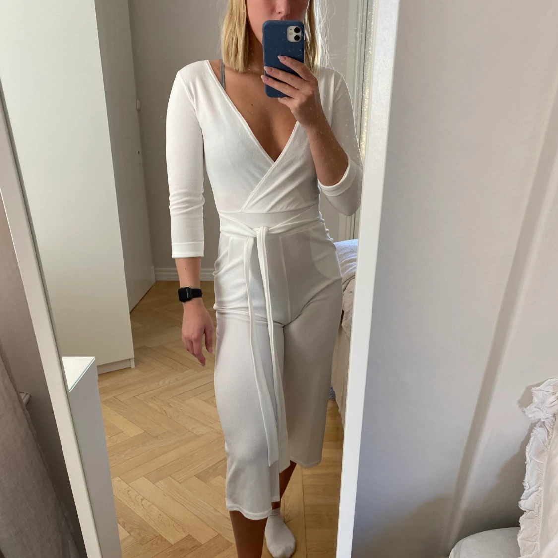 Vit jumpsuit från Boohoo - 90