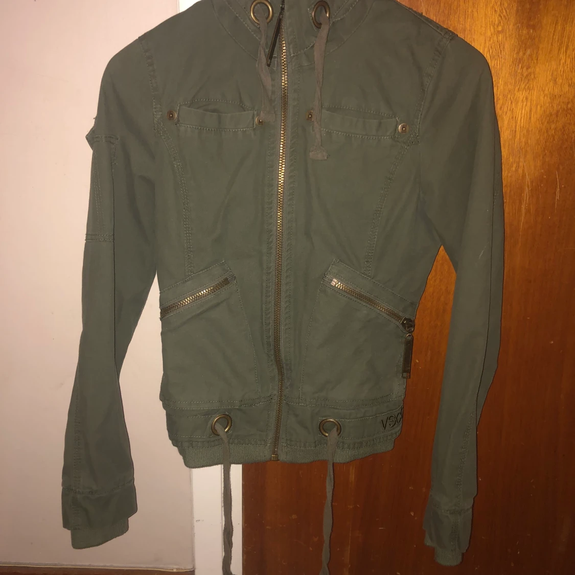 WSCT Jeans kakigrön jacka xs