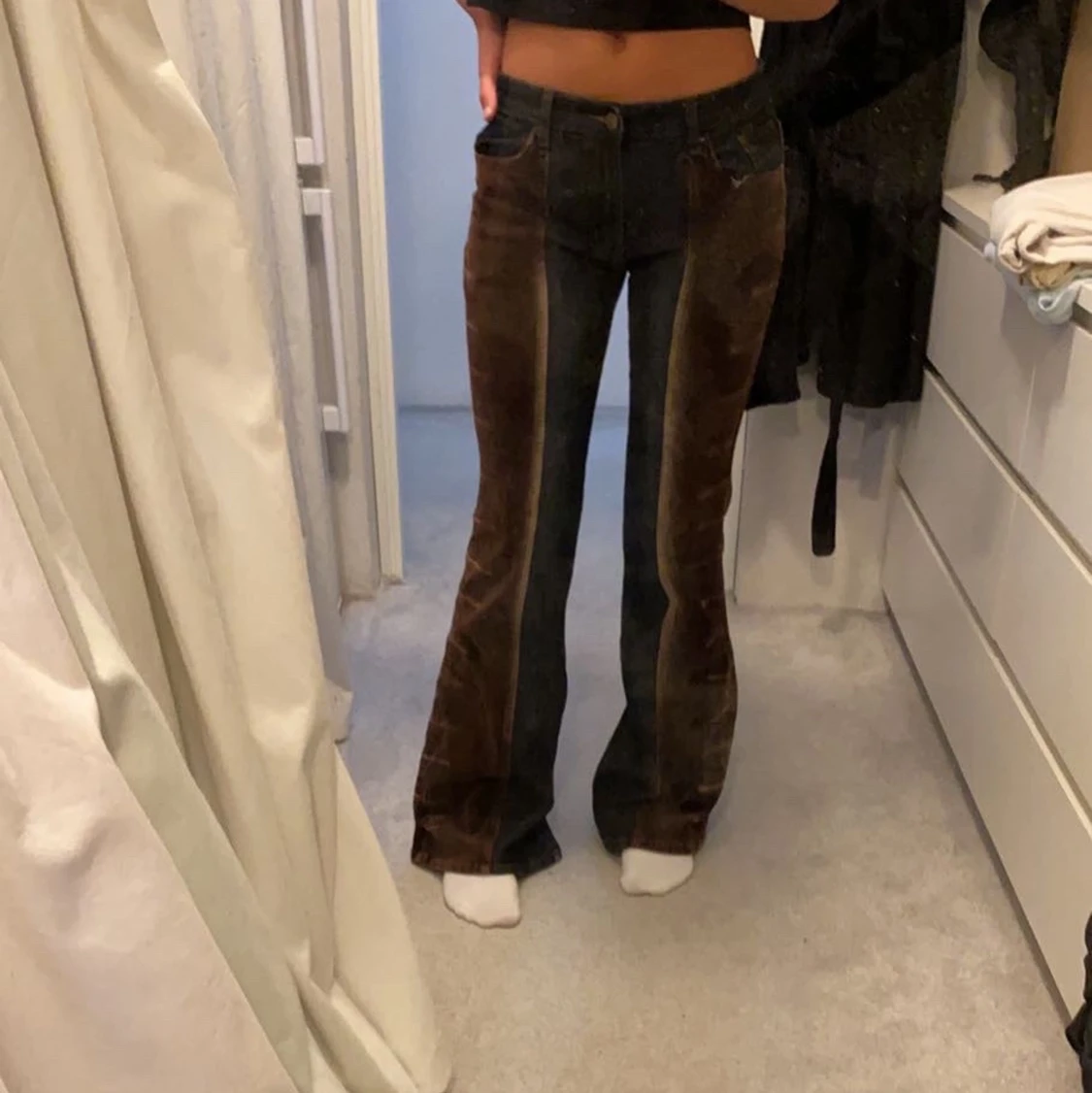 Lågmidjade jeans
