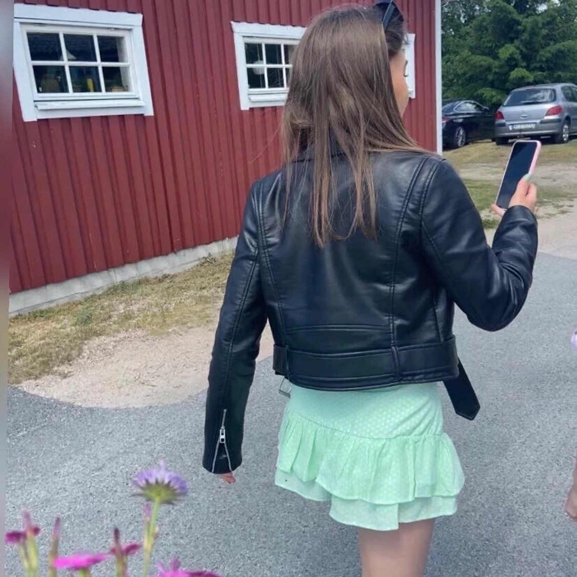 Skinnjacka från ZARA i storlek XS - 90