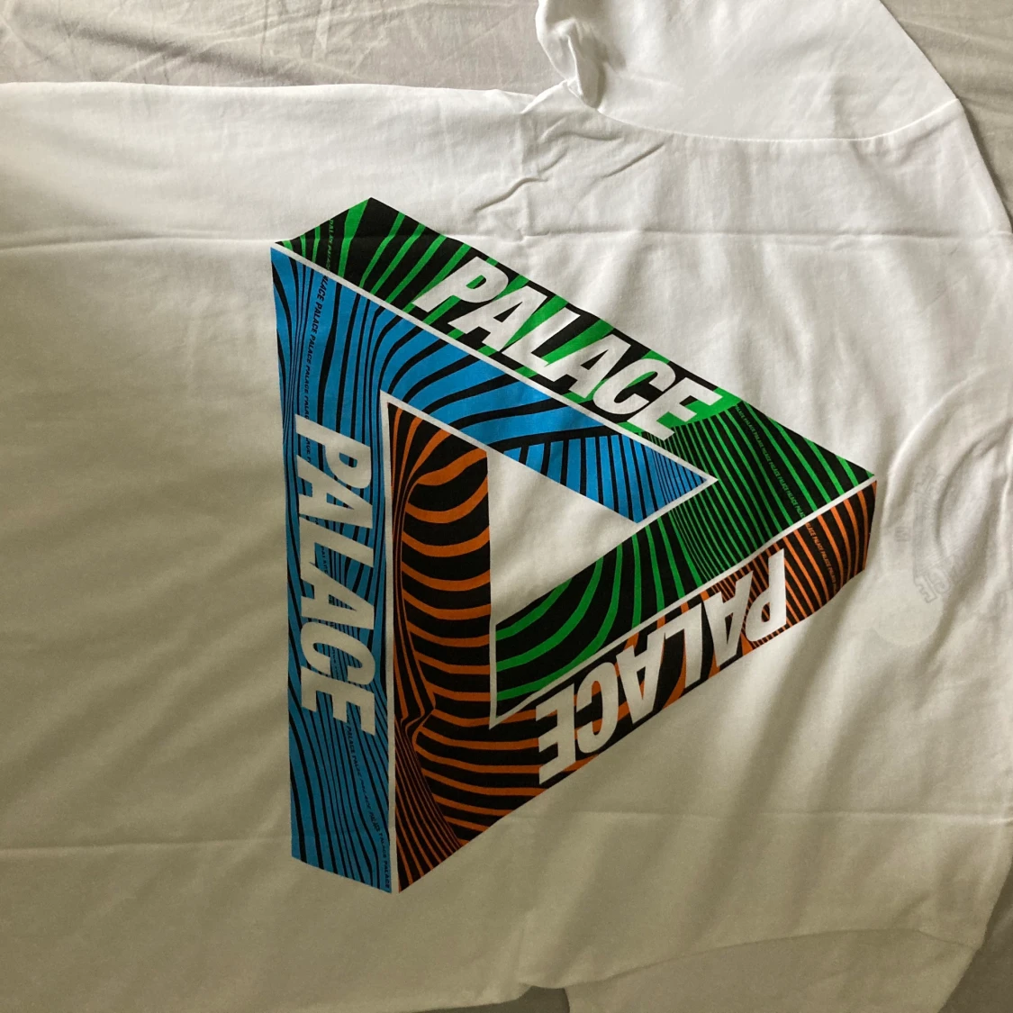 Palace Tri-Tex vit t-shirt helt ny M - 90