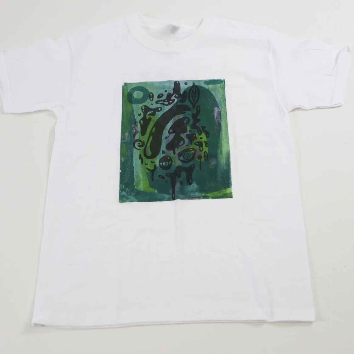 Blå & grön screentryck