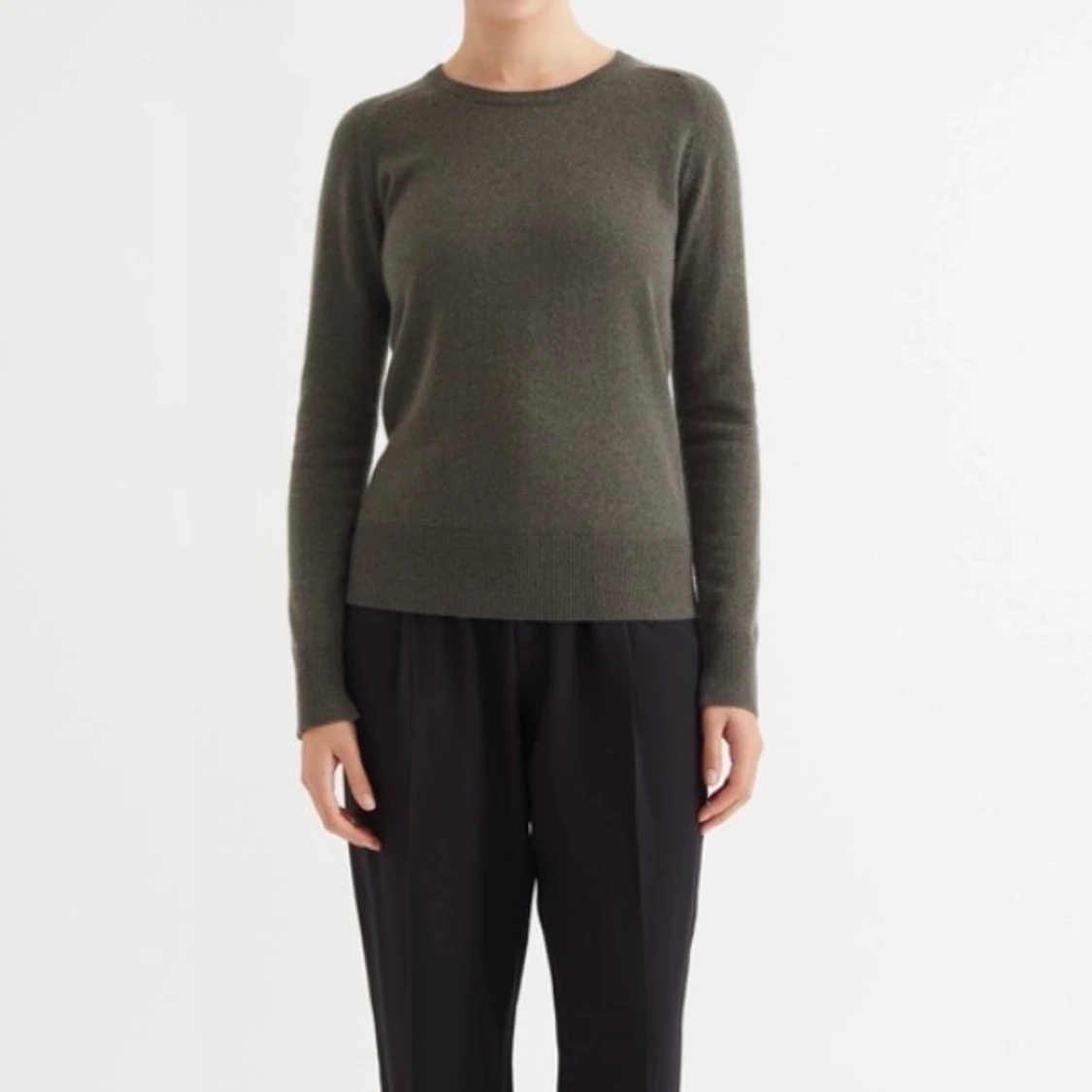 Grön cashmere softgoat