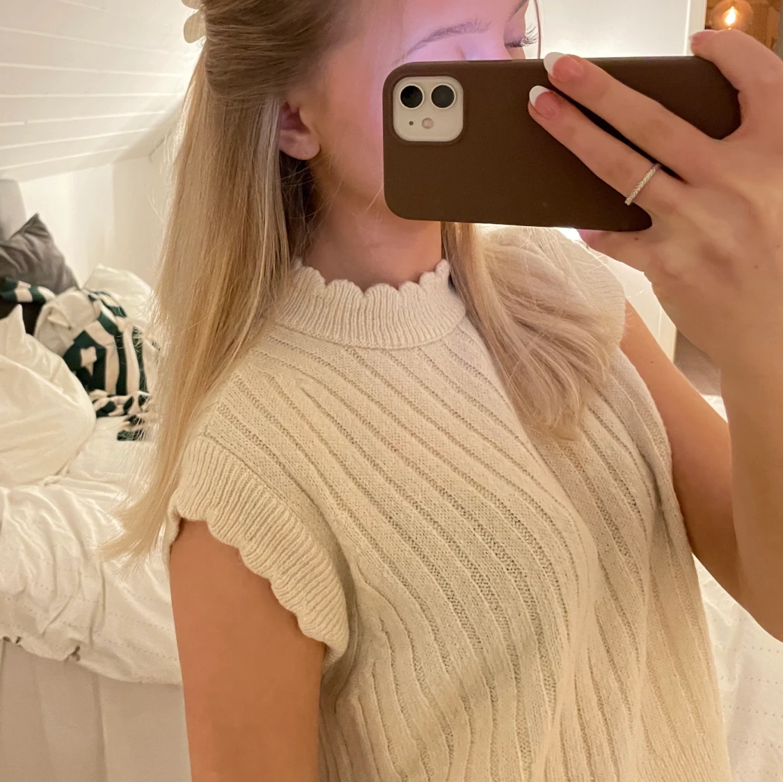 Jätte fin stickad väst! - 90