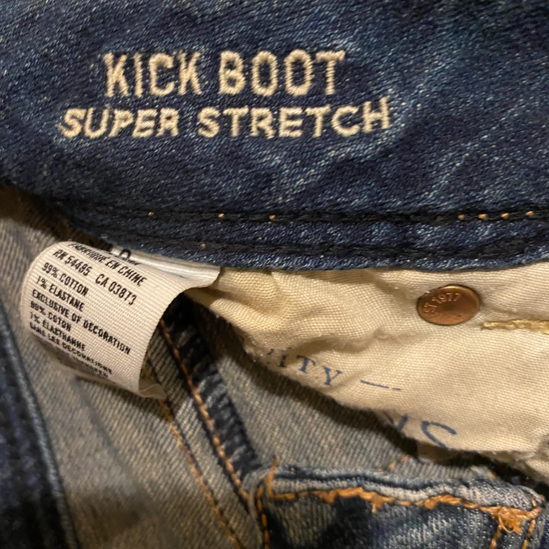 Lågmidjade jeans - 90