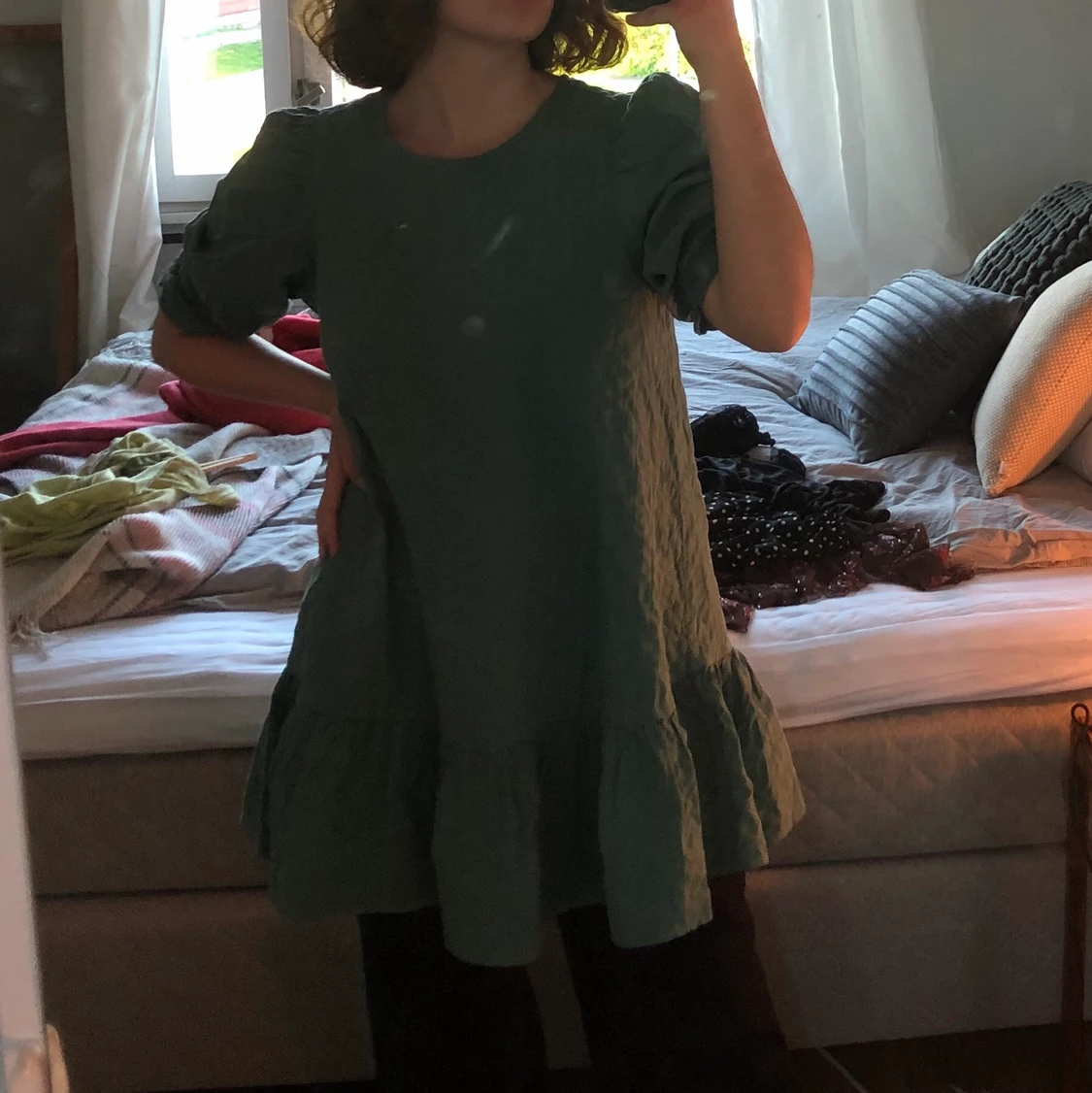 Grön klänning - 90