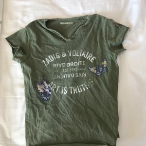 Zadig & Voltaire Grön T-shirt - SÅLD!