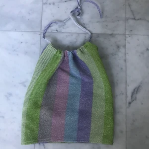 Striped summer top🧃 - Tight furix top, glitter multicolor 