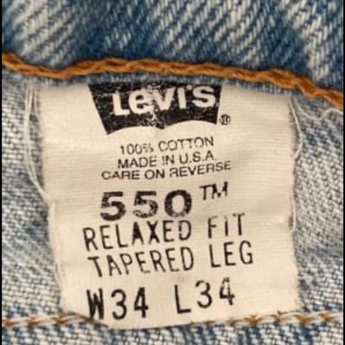 Levis 550 W34 - 91
