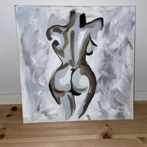 Tavla motiv kvinnokropp - Akrylmålning på en canvas 50x50 cm!🙏🏻 Pris kan diskuteras och vid leverans så packar jag in den stabilt och säkert från att skadas!