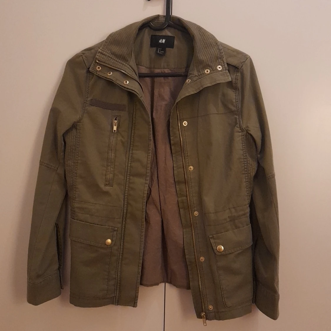 Militär grön jacka strl 34 - 90