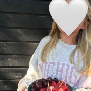 Sweatshirt 💜 - En Michigan sweatshirt 💜✌🏽💜✌🏽💜✌🏽 i stolek M men passar även s och xl. Väldigt somrig och passar perfekt på sommarkvällar🔮köparen står för frakt! 