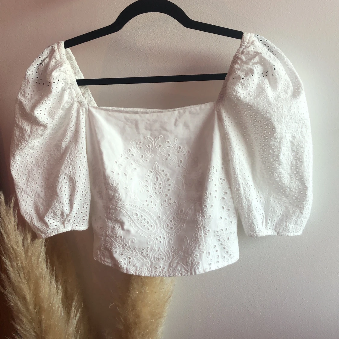 Vit söt topp med mönster H&M - 91