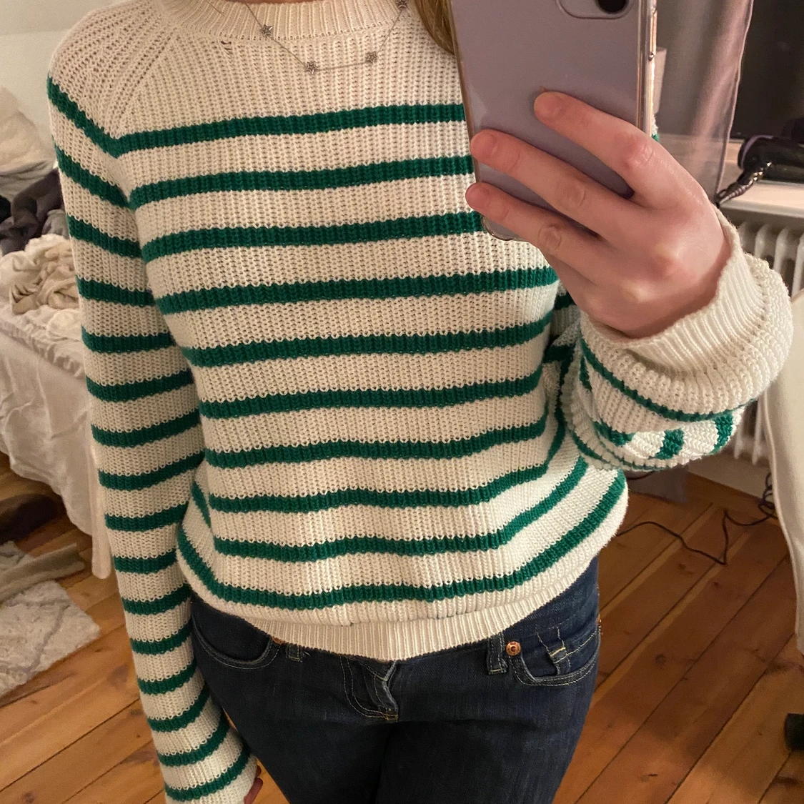 Skön stickad tröja - 90