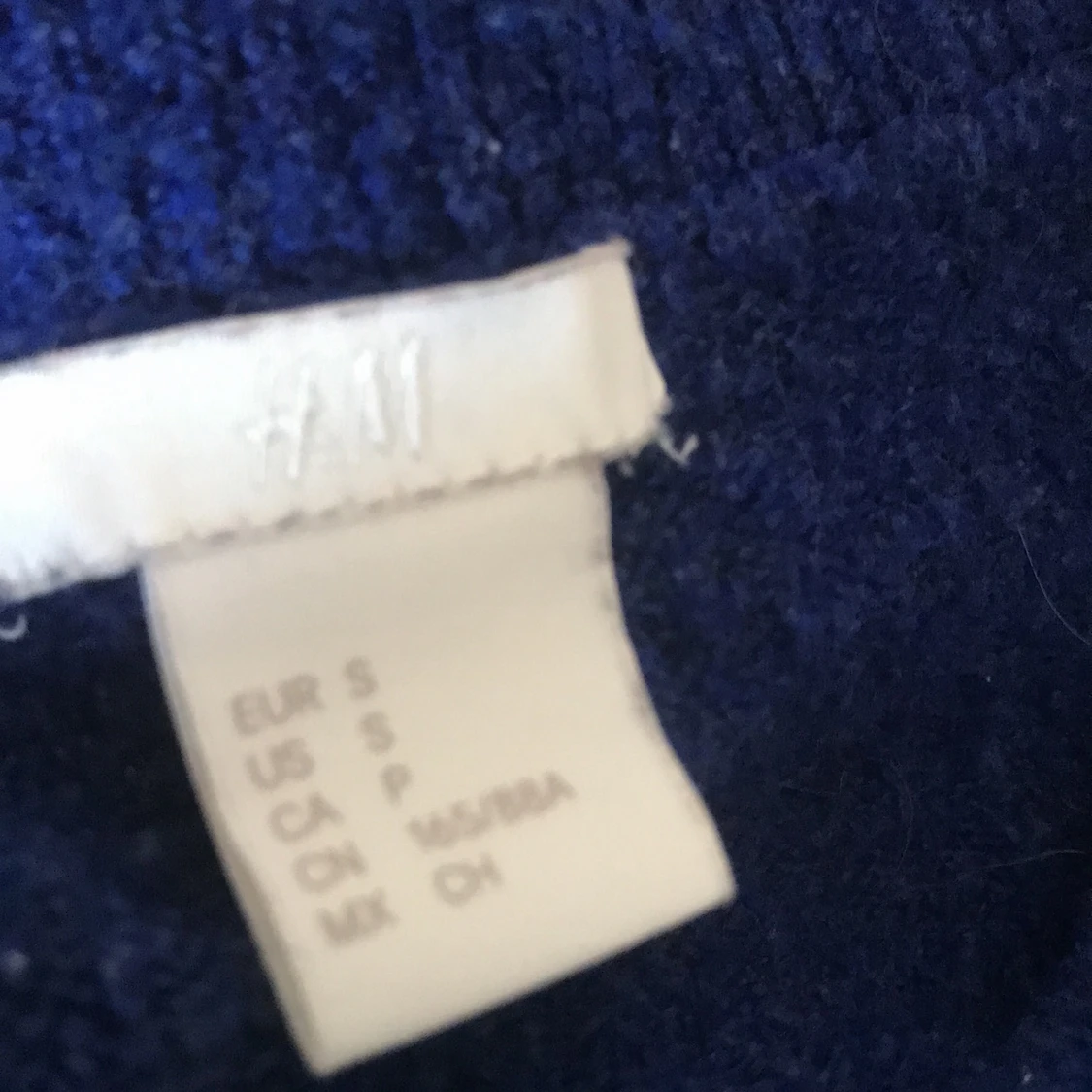 Stickad blå Tröja💙 - 91