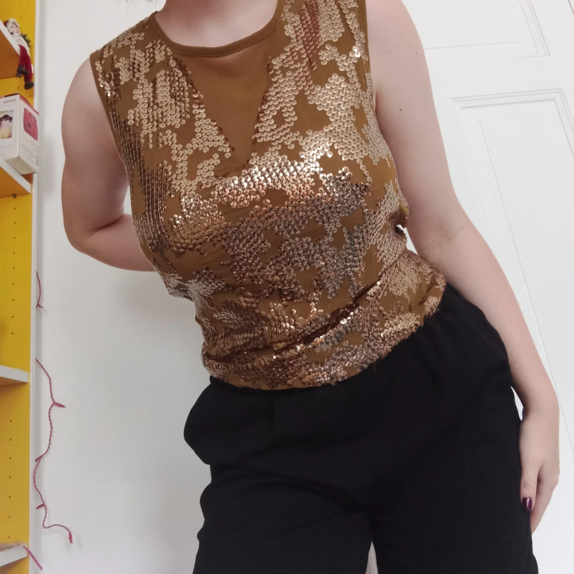 Tröja med paljetter