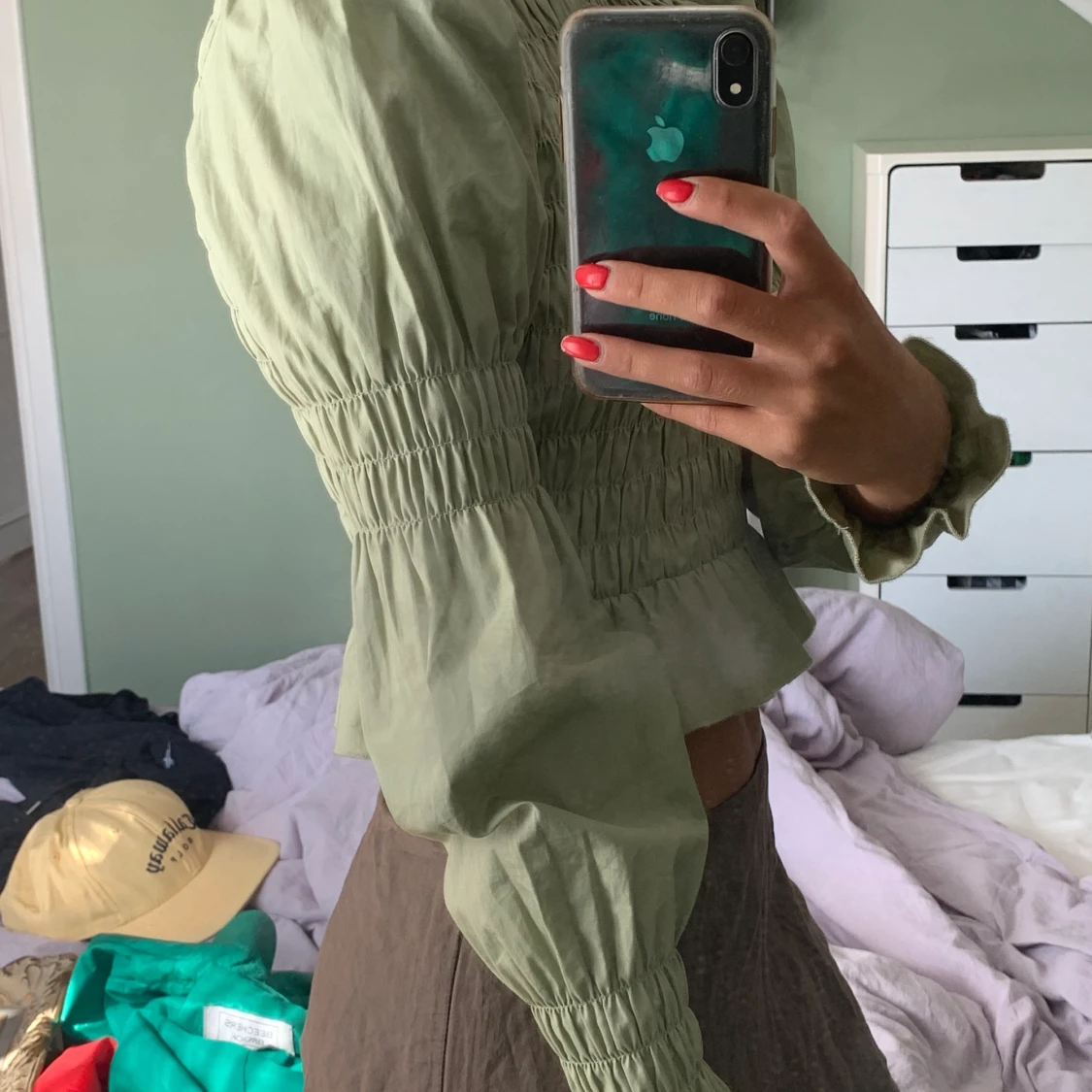 Croppad blus/shorta - 90